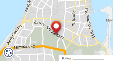 Location of business on map