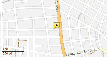 Location of business on map