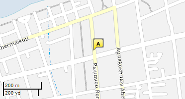 Location of business on map