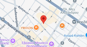 Location of business on map