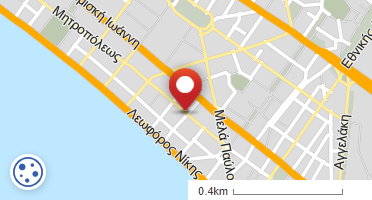 Location of business on map