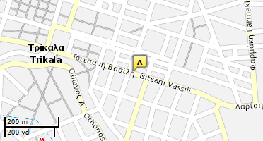 Location of business on map