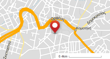 Location of business on map