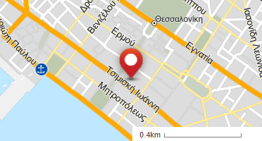 Location of business on map