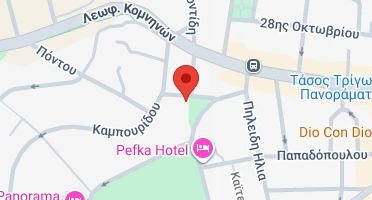 Location of business on map