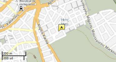 Location of business on map