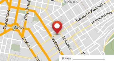 Location of business on map