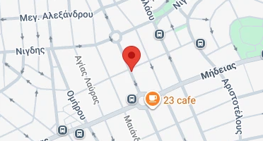 Location of business on map