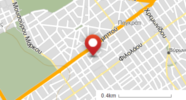 Location of business on map