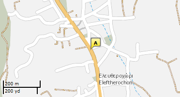 Location of business on map