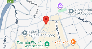 Location of business on map