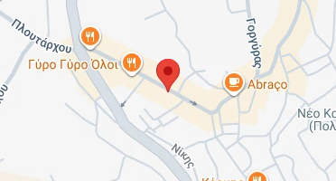 Location of business on map