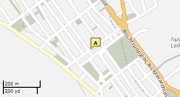 Location of business on map