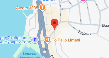 Location of business on map