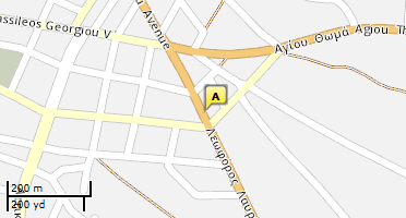 Location of business on map
