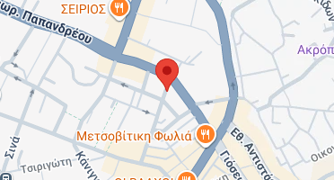 Location of business on map