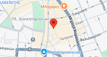 Location of business on map