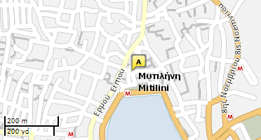 Location of business on map