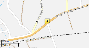 Location of business on map