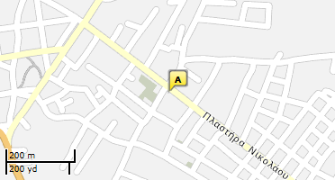 Location of business on map