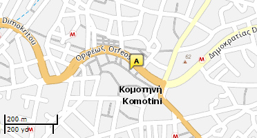 Χάρτης και σημείο της επιχείρησης