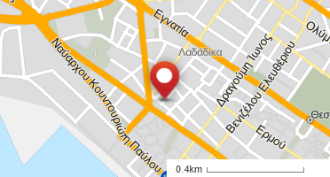 Location of business on map