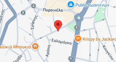 Location of business on map