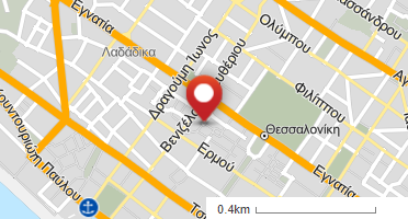 Location of business on map
