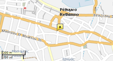 Χάρτης και σημείο της επιχείρησης