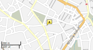 Location of business on map