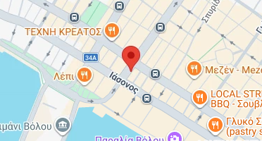 Location of business on map