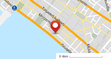Location of business on map