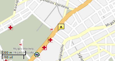 Location of business on map