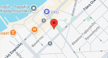 Location of business on map