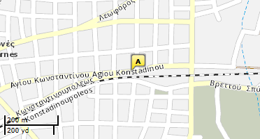 Location of business on map