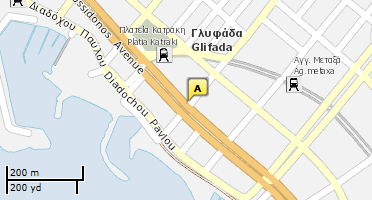 Location of business on map