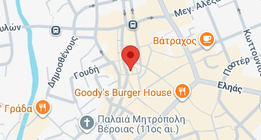 Location of business on map