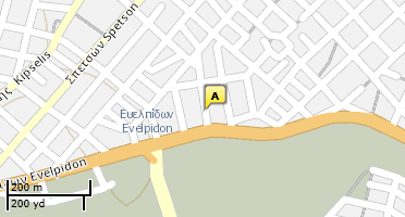 Location of business on map