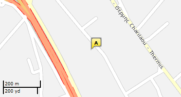 Location of business on map