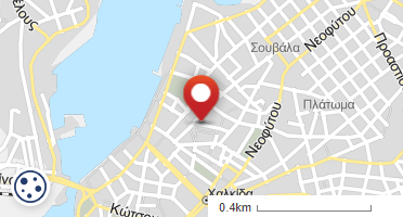 Location of business on map
