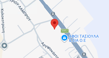 Location of business on map