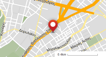 Location of business on map