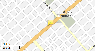 Location of business on map