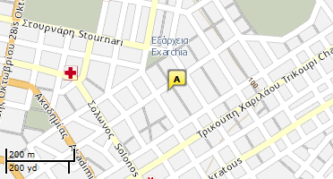 Location of business on map