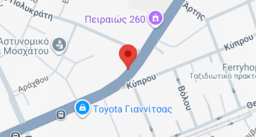 Location of business on map