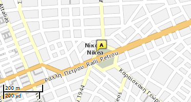 Location of business on map