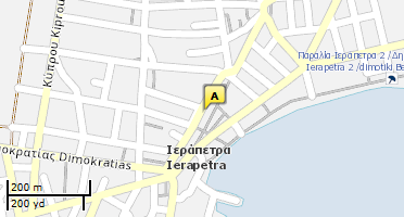 Location of business on map