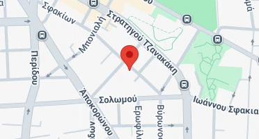 Location of business on map