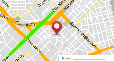Location of business on map