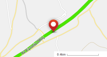 Location of business on map